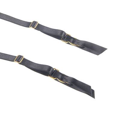 Сексуальные прозрачные кружевные трусики Star Night с поясом для чулок, черный