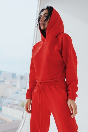 Штани спортивні Fitzona Victory red з вирізами для танців