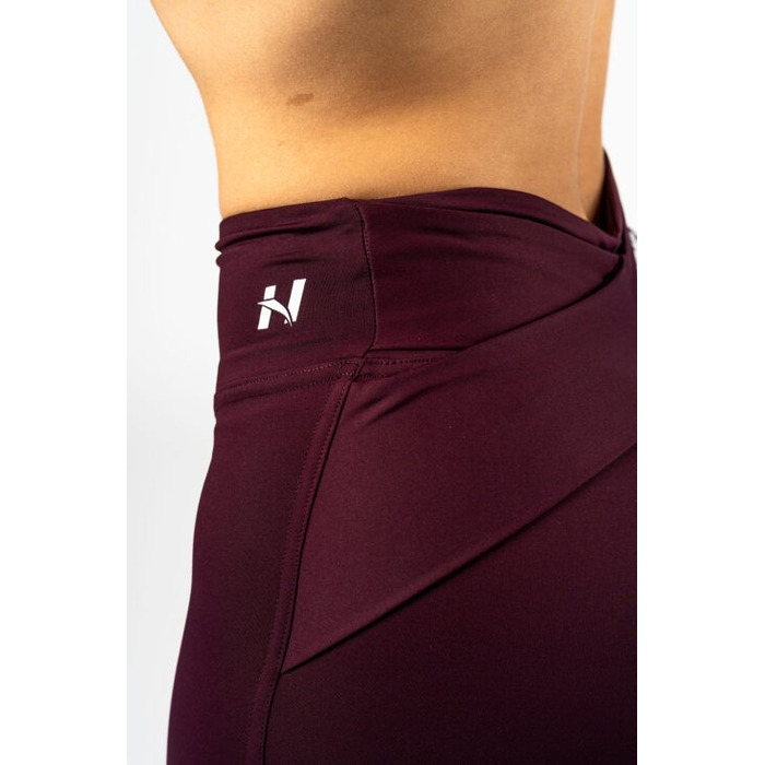 Легінси Nebbia V-shaping Belt Leggings STRONG BEAUTY Dark Red 425