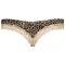 Трусики з леопардовим принтом Obsessive JUNGIRL THONG та мереживною вставкою, L/XL
