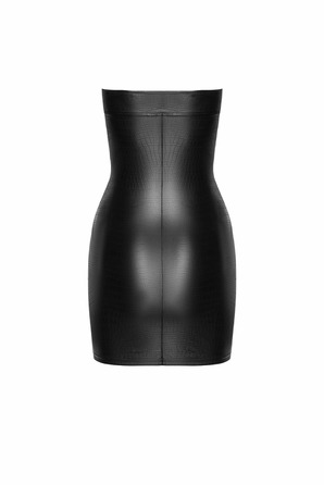 Плаття, F317 Noir Handmade крокодиля шкіра, мокрий ефект, чорне, розмір M