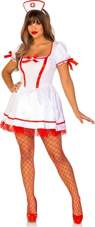 Костюм неслухняної медсестри Leg Avenue розмір S