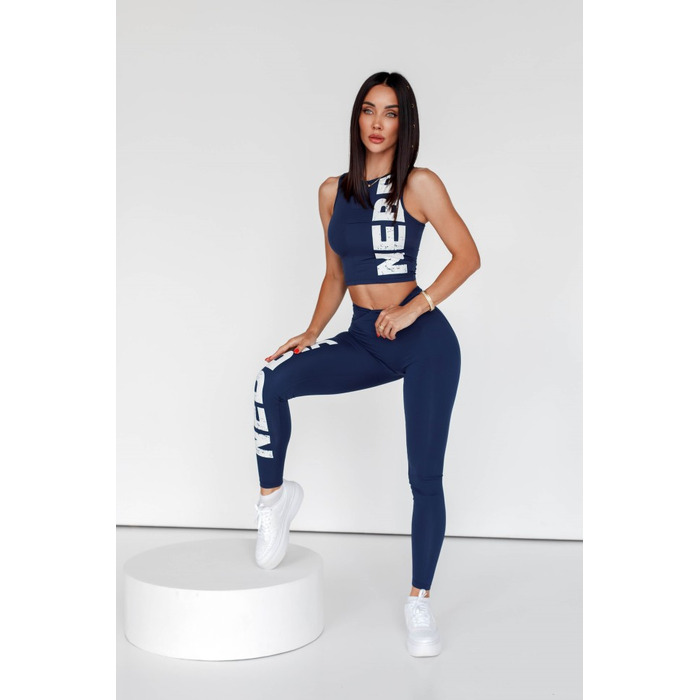 Топ Nebbia Tank top SNATCHED Dark Blue 627 Blue Dark