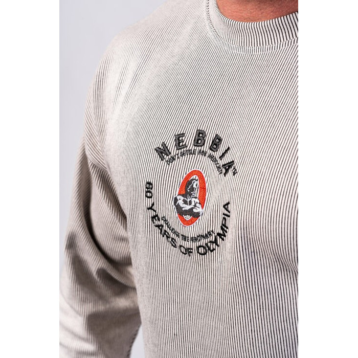 Кофта Nebbia Oversized Pullover SIGNATURE Light Grey 797