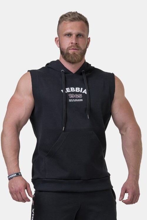 Безрукавка Nebbia Golden Era Hoodie Ragtop Black 197