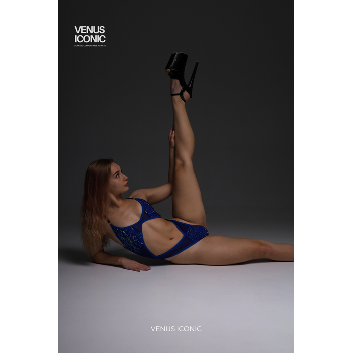 Боді Venus Iconic NAKED EDEN зі стразами для сцени та фотосесій