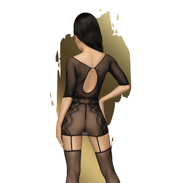 Мини платье с чулками Penthouse High stakes black (S-L)