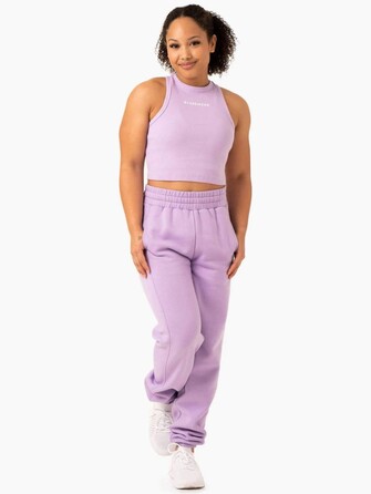 Майка Sideline Rib Crop Tank - Lilac