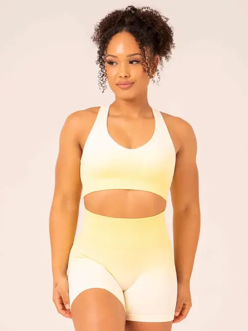 Топ Ryderwear Ombre Seamless Sports Bra - Lemon Ombre