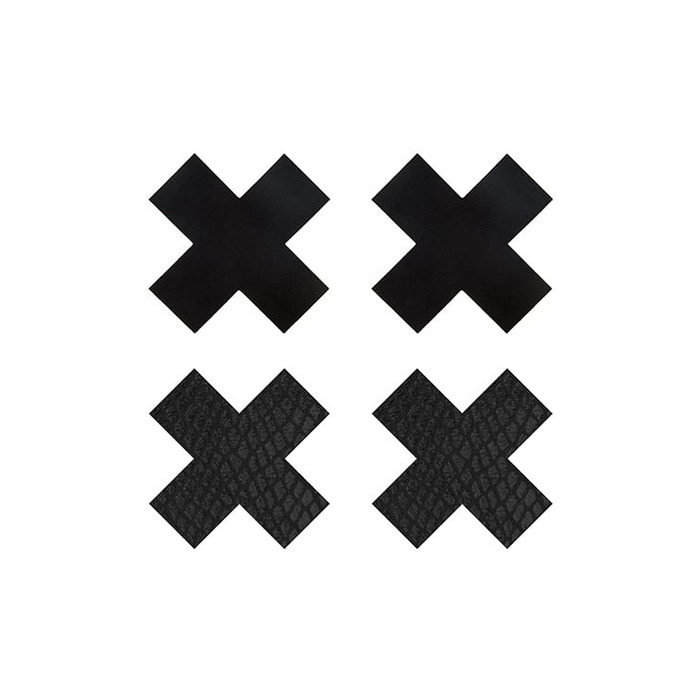 Набор пестисов в виде крестиков Peekaboo Classic черные