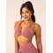 Топ Ryderwear NKD Stonewash Twist Sports Bra - Boysenberry Stonewash