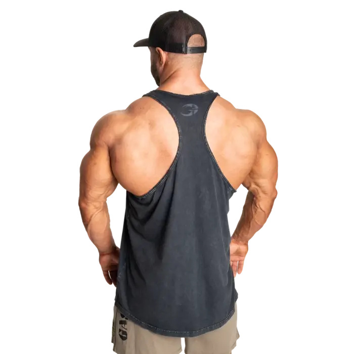 Майка GASP Skull T-Back 220991 Washed Black