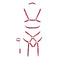 Портупея та наручники Bad Kitty Bondage Body L/XL