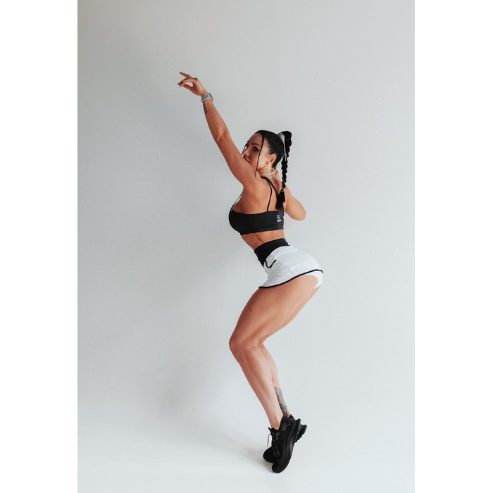 ТОП ONE SHOULDER BLACK TOP WITH FISHNET 14450