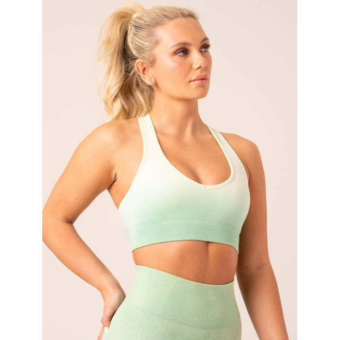 Топ Ryderwear Ombre Seamless Sports Bra - Lime Ombre