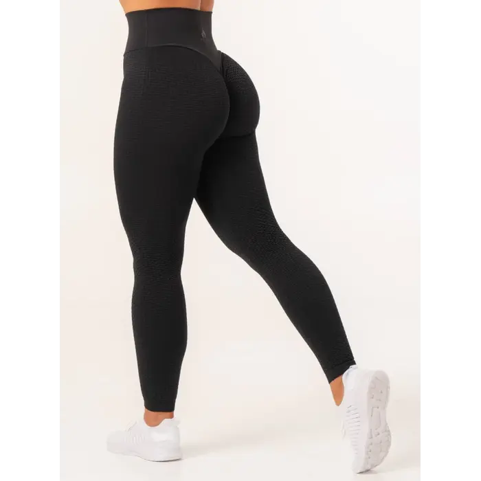 Леггинсы Ryderwear Honeycomb Scrunch Seamless Leggings - Black