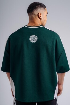 Футболка Nebbia Oversized T-Shirt PRIMAL Dark Green 869