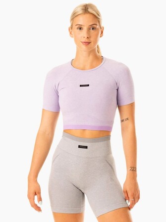 Топ Excel Seamless T-Shirt - Lavender Marl