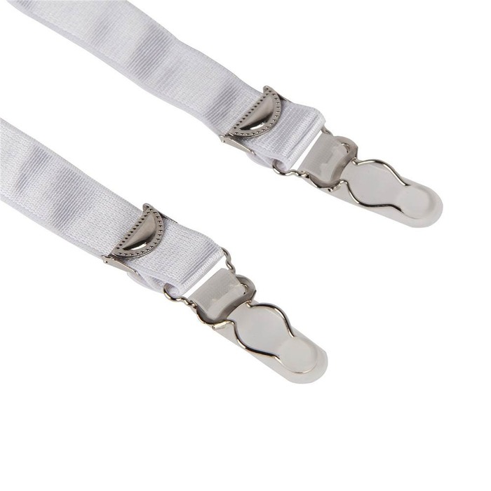 Сексуальные трусики стринги Star Night с поясом для чулок, белый