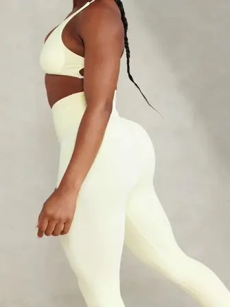 Леггинсы Ryderwear NKD High Waisted Scrunch Leggings - Lemon