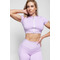 ТОП LILAC TOP WITH SLEEVES AND ZIPER IN FRONT