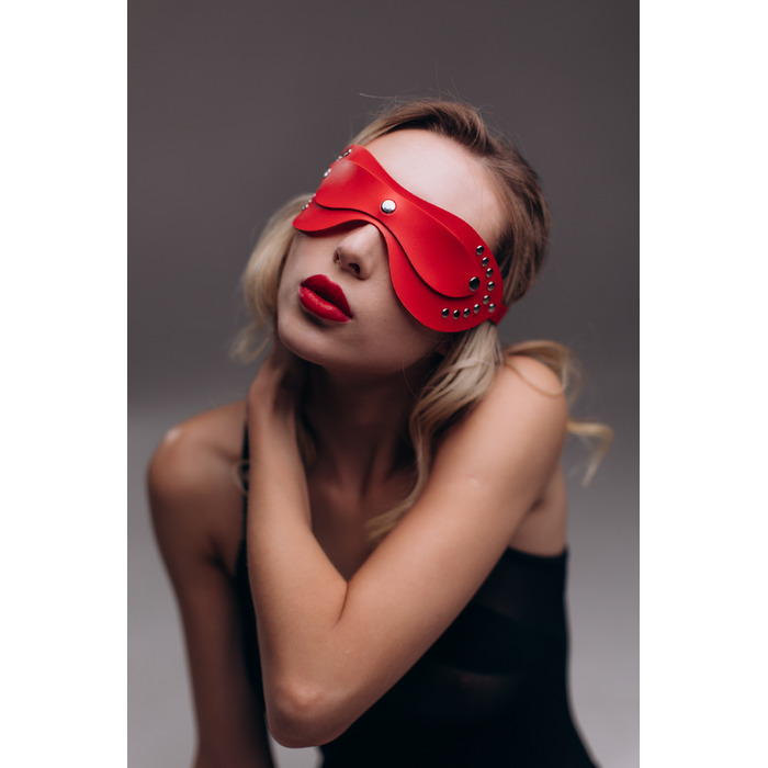 Маска Candy Hero МD2 красная экокожа