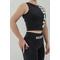 Топ Nebbia Tank top SNATCHED Black 627