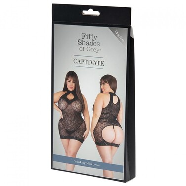 Сексуальна міні-сукня Fifty Shades of Grey Curve Size мереживна, XXXL/4XL (EU: 54-58)