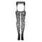 Панчохи з поясом Garter stockings S314 czarny S/M/L Obsessive