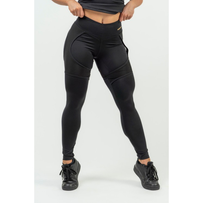 Легінси Nebbia Women's High Waist Leggings INTENSE Mesh Gold 838