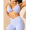 Топ Ryderwear NKD Stonewash Twist Sports Bra - Cornflower Blue Stonewash
