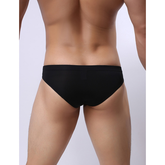 Чоловічі чорні труси Star Night з відкритим доступом, S