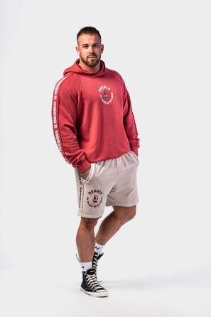 Худі Nebbia Washed Hoodie HERITAGE Red  793