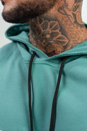 Безрукавка Nebbia Sleeveless Hoodie Sweatshirt IRON BEAST Green 710