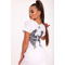 Плаття Fitzona WHITE SHIRT DRESS WITH BLACK WINGS