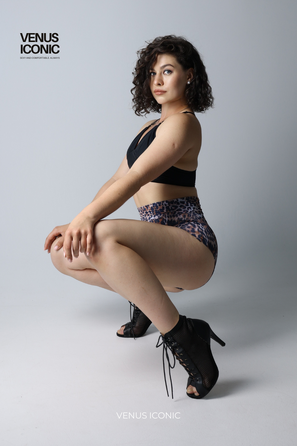 Топ для танців Venus Iconic Luna без застібок, біфлекс, регульовані бретелі