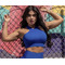 Топ Hipkini TOP MF FITNESS BLUE UNDERBOOB TRIM 3337228