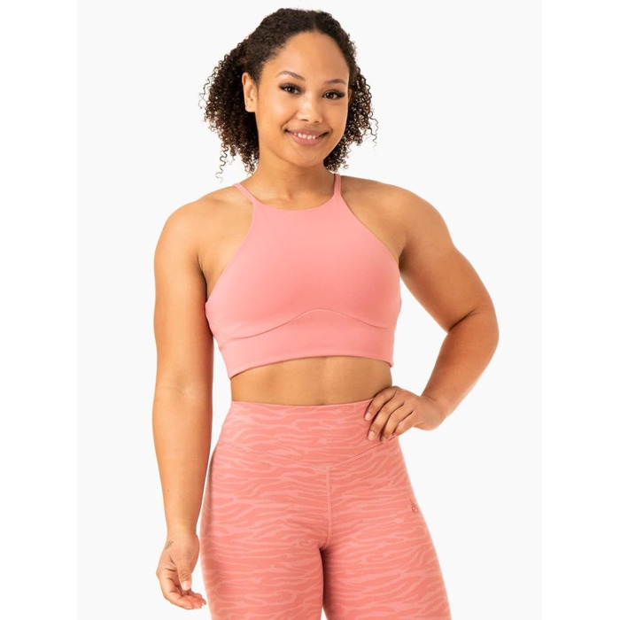 Топ Transform Reversible Sports Crop - Pink Zebra