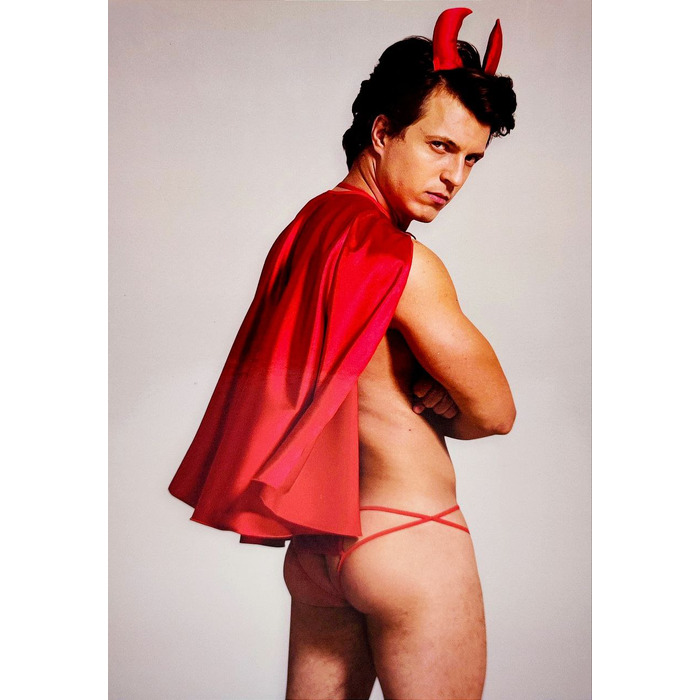 Костюм чортика O/S 3 предмети червоний Sunspice