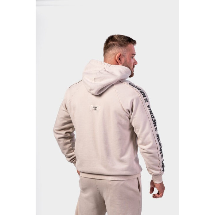 Худі Nebbia Washed Hoodie HERITAGE Light Grey 793