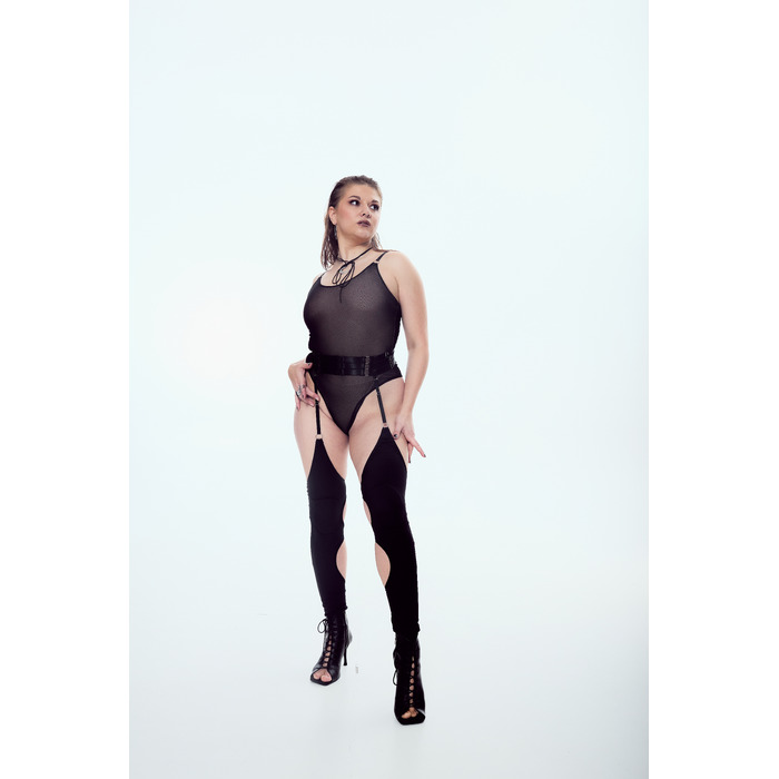 Stockings Black matte biflex _ чорний матовий біфлекс