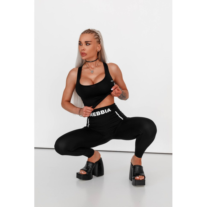 Майка Sporty Slim Fit Crop Tank Top 422 Black