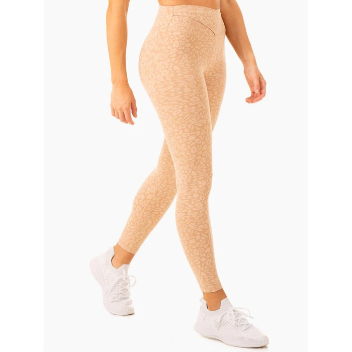 Леггинсы Rotation High Waisted Scrunch Leggings - Sandstone Leopard