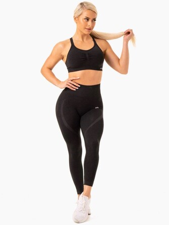 Леггинсы Sculpt Seamless Leggings - Black Marl