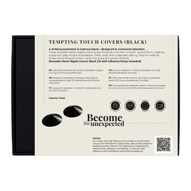 Металеві пестиси Guilty Pleasure Tempting Touch, чорні