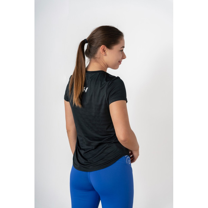 Футболка FIT Activewear T-shirt 'Airy” with Reflective Logo Black 438