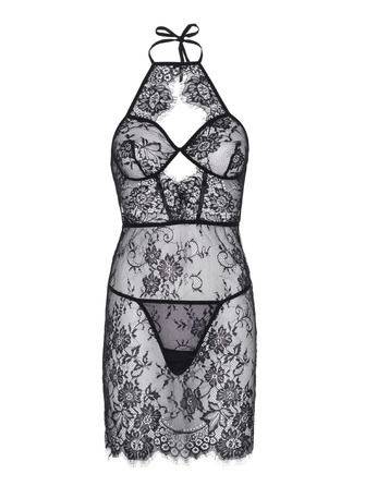 Комплект нижнего белья Leg Avenue Lace Black S
