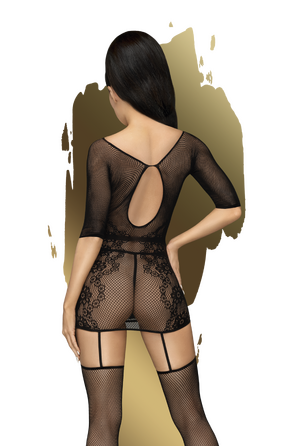 Мини платье с чулками Penthouse High stakes black (S-L)