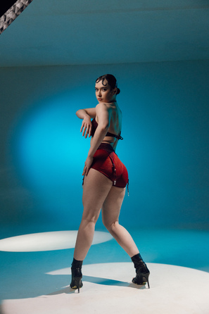 DOUBLE MESH shorts Bordo mesh_ бордо сітка