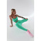 Топ Fitzona GREEN TOP WITH BLACK DETAIL AND SHOULDER STRAPS